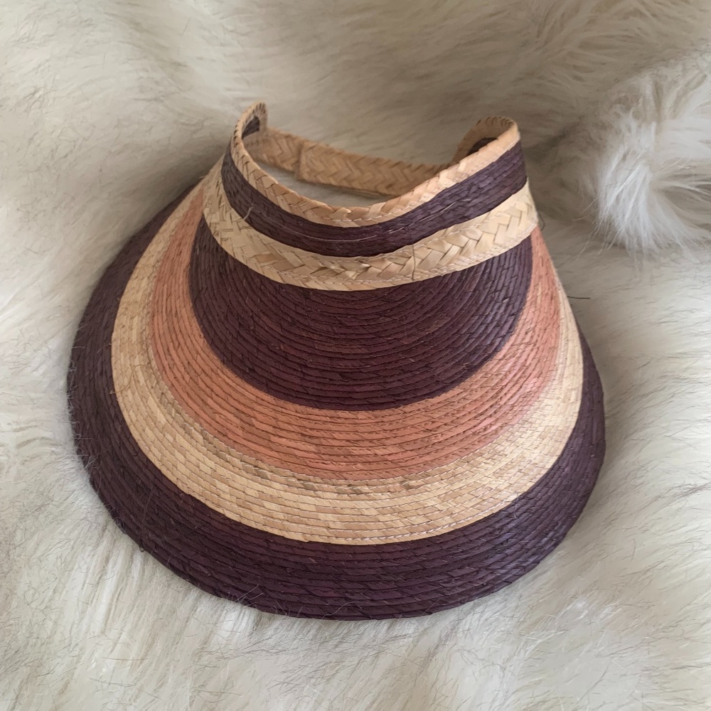 Straw Beach Visor-never worn